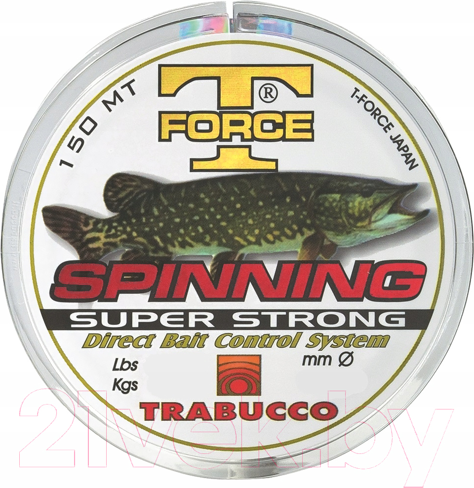 

Леска монофильная Trabucco T-FORCE SPINNING PIKE 150 м 0,20 мм [053-55-200], Леска монофильная Trabucco T-FORCE SPINNING PIKE 150 м 0,20 мм 053-55-200