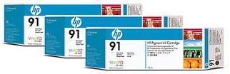 

Картридж для принтера HP 91 (C9485A) 3 шт, 91 C9485A 3шт