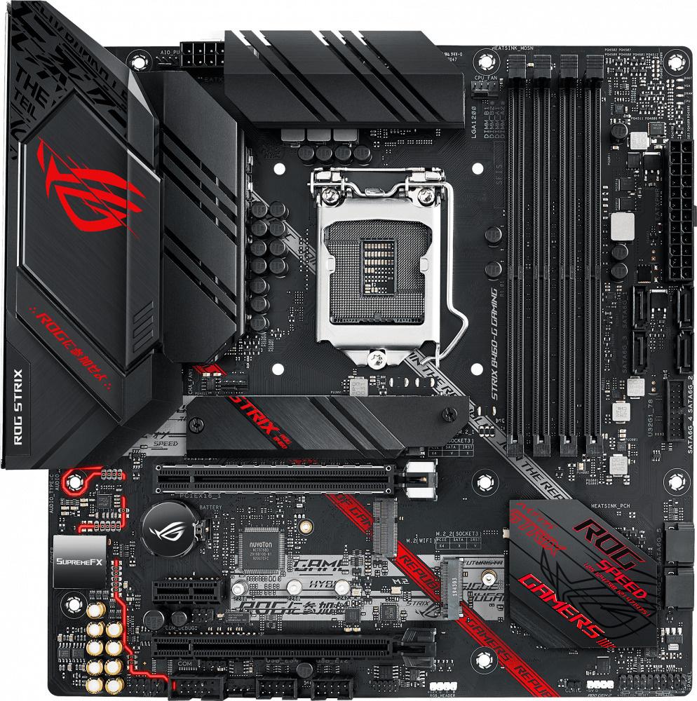 

Материнская плата ASUS ROG STRIX B460-G GAMING, ROG STRIX B460-G GAMING