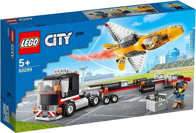 

Конструктор LEGO City Транспортировка самолёта на авиашоу [60289], City Транспортировка самолёта на авиашоу