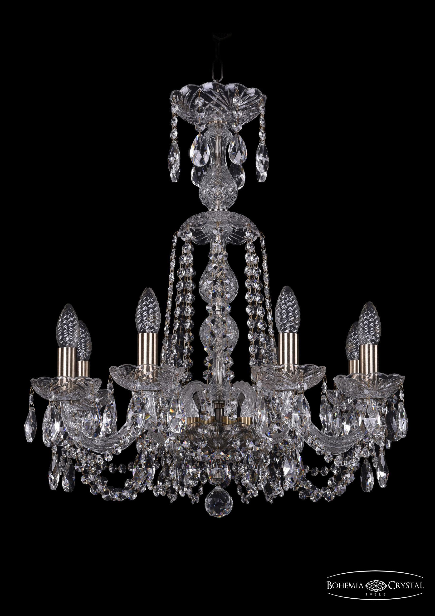 

Подвесная люстра Bohemia Ivele Crystal 1402/8/195/XL-65/Pa