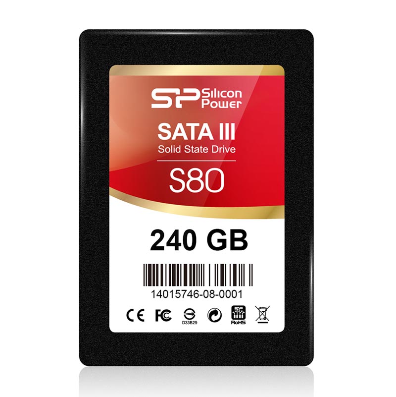 

SSD Silicon-Power Slim S80 240GB (SP240GBSS3S80S25), Slim S80 240GB