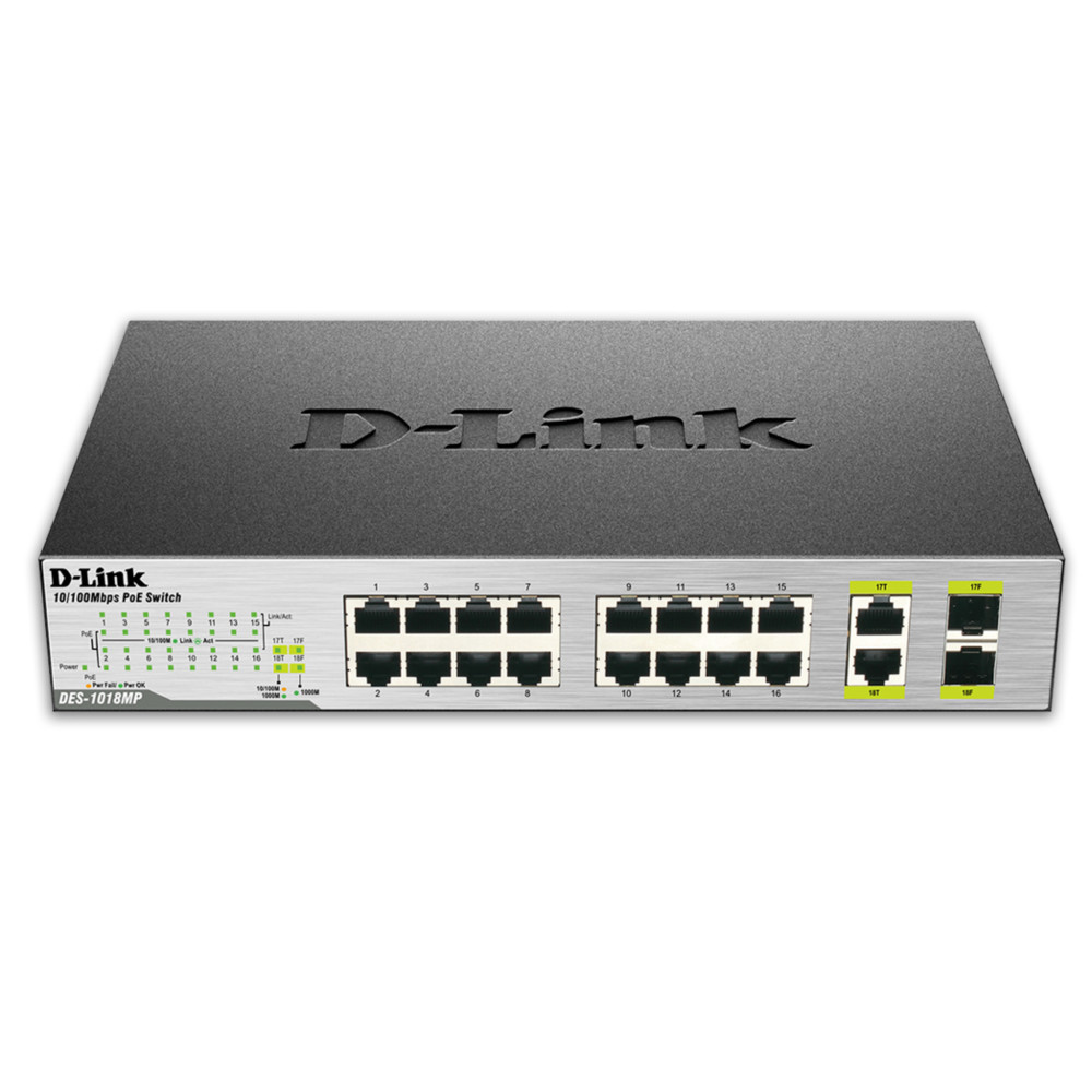 

Коммутатор D-Link DES-1018P/A2A, DES-1018P/A2A