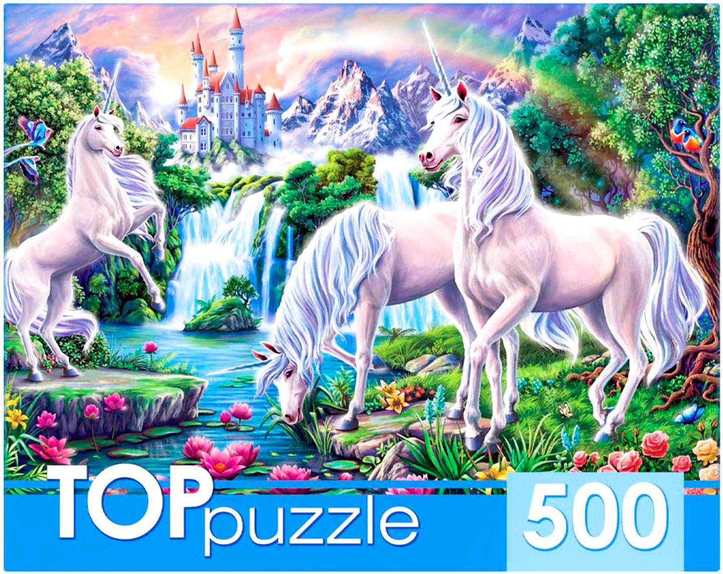 

Пазл Рыжий кот Единороги и замок [ХТП500-4237], Пазл Рыжий кот Единороги и замок ХТП500-4237