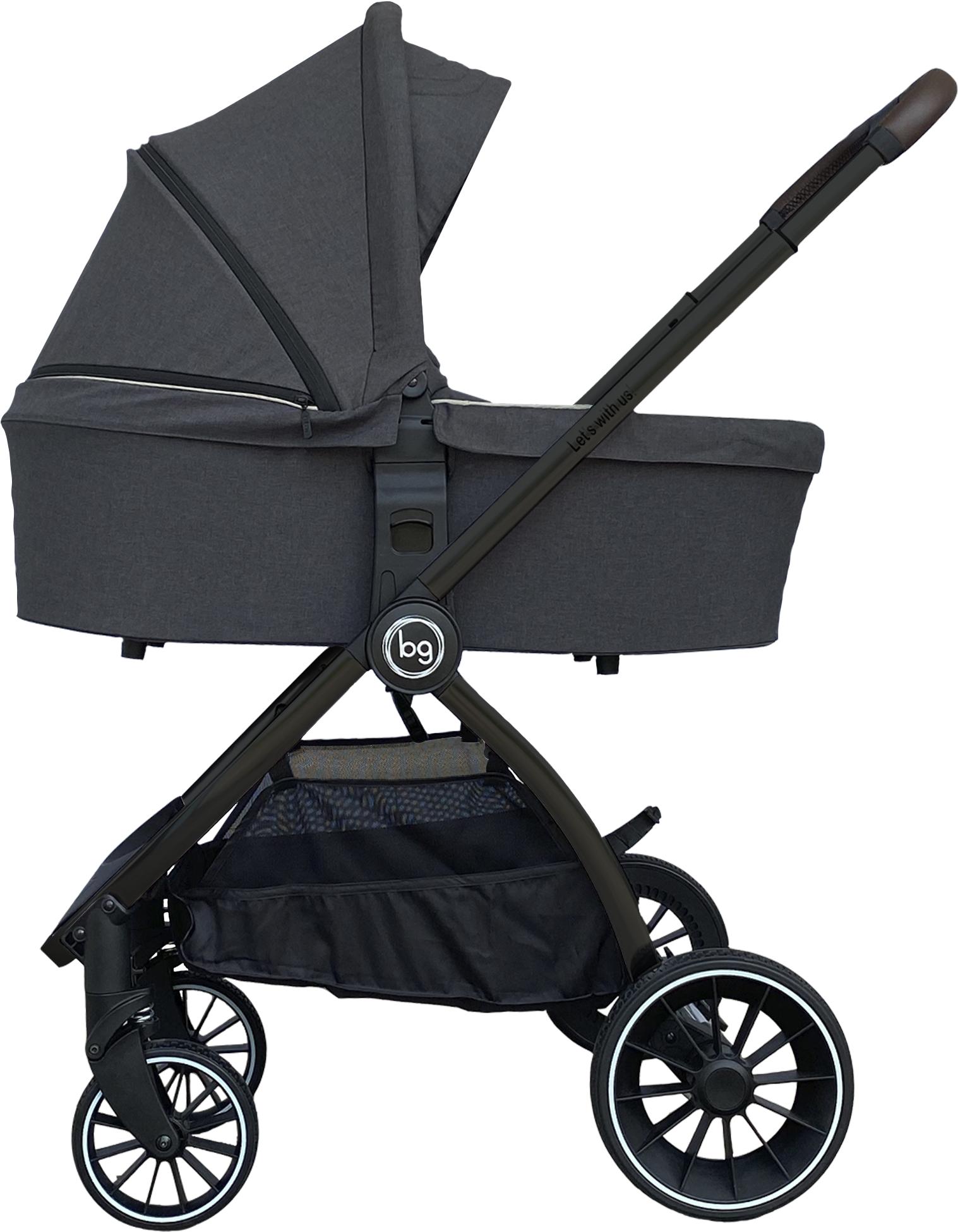 

Детская коляска Bubago Lacio Dark Grey 3 в 1 BG 200 черный, Lacio Dark Grey 3 в 1 BG 200