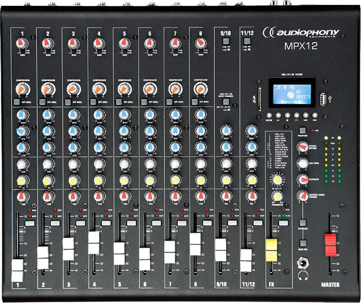 

Пульт микшерный Audiophony MPX12