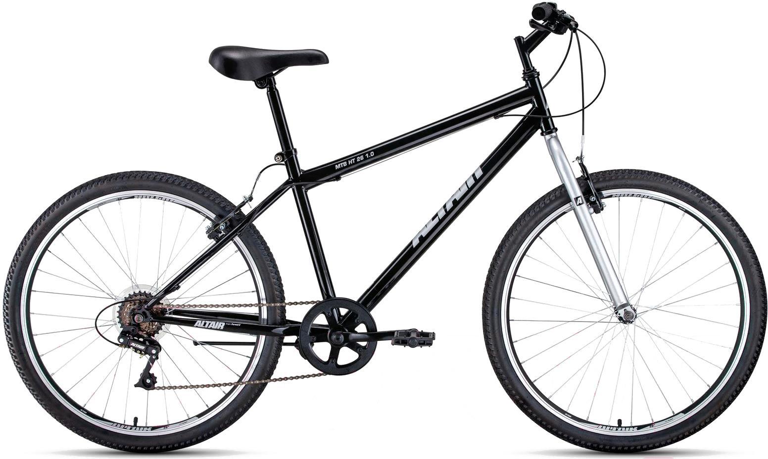 

Велосипед Altair MTB HT 26 1.0 17 черный/серый, MTB HT 26 1.0 17