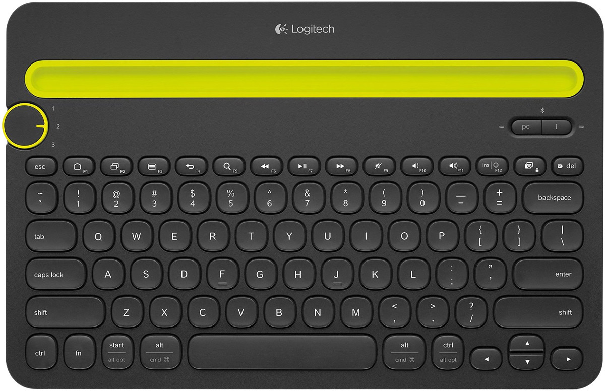 

Клавиатура Logitech Bluetooth Multi-Device Keyboard K480 Black (920-006368), Клавиатура Logitech Wireless Multi-Device Keyboard K480 Black (920-006368)