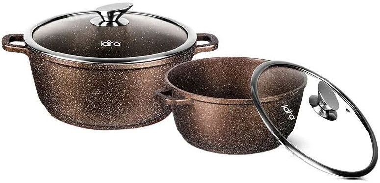 

Набор кастрюль Lara Rio LR02-111, Кастрюля Lara Набор Choco LR02-111