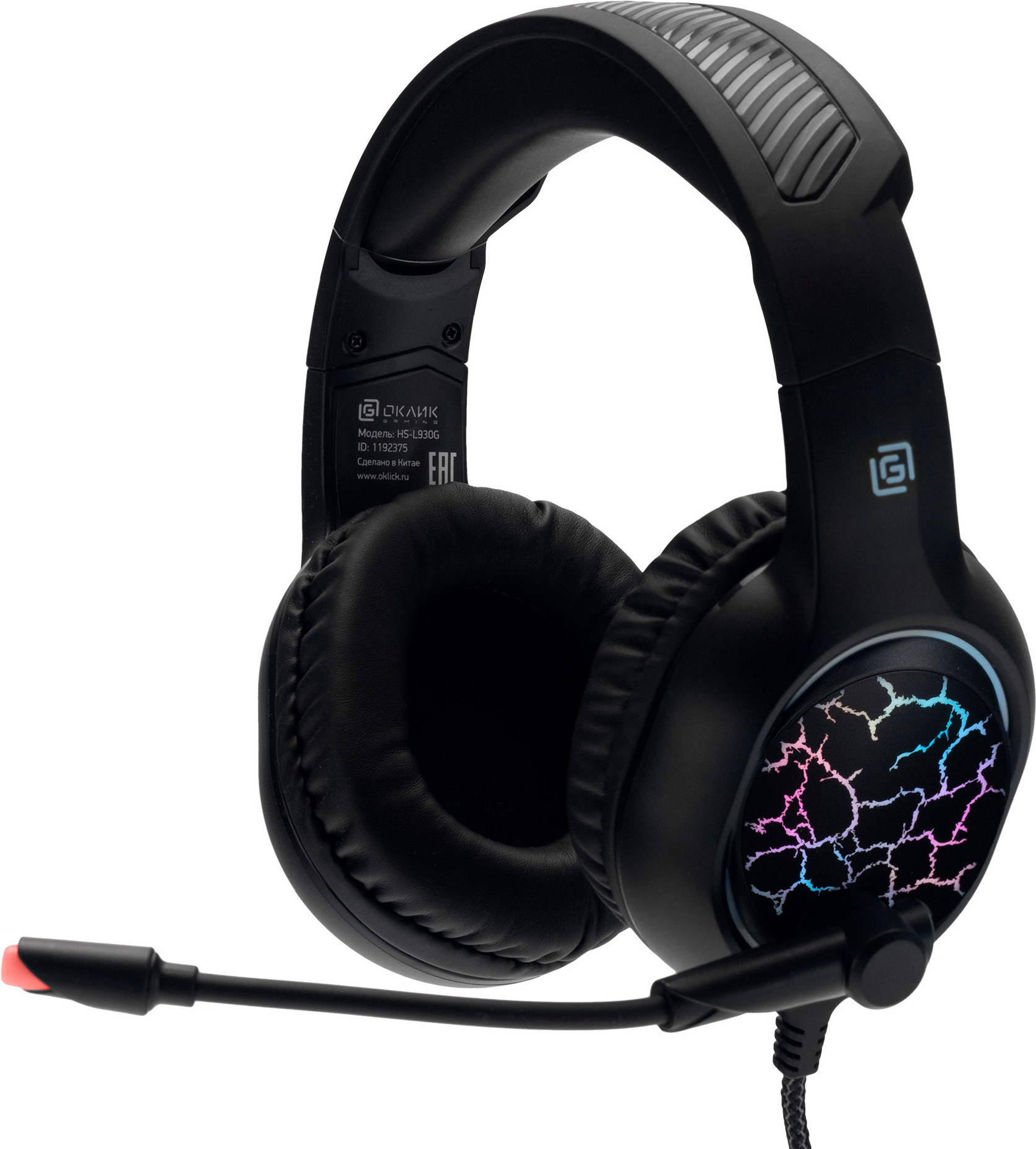 

Наушники Oklick HS-L930G SNORTER черный [HS-L930G], Наушники с микрофоном Oklick HS-L930G SNORTER