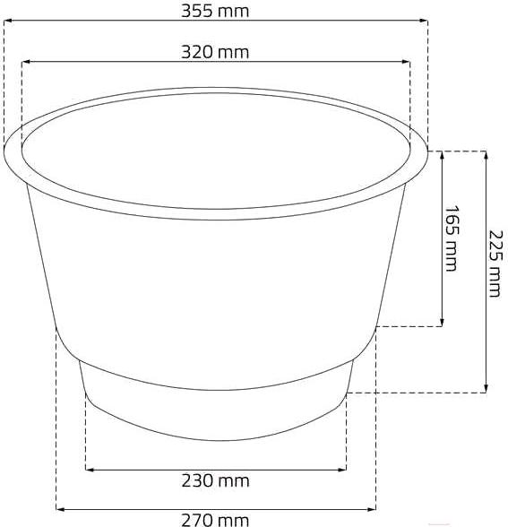 

Горшок для растений Prosperplast Matuba Slim DPMT400-7529U мокко, Matuba Slim
