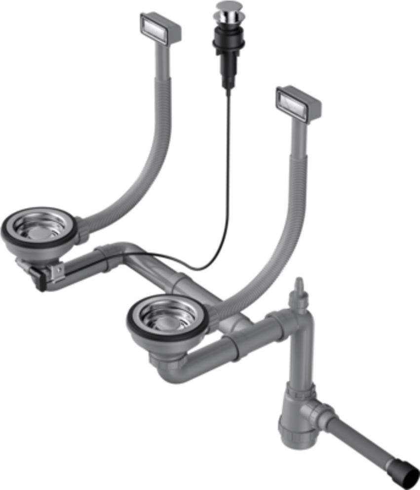 

Арматура для двухчашевых моек Omoikiri WK-2-IN-A [4956484], WK-2-IN-A