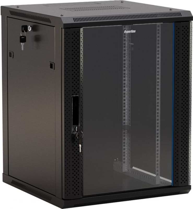 

Шкаф коммутационный Hyperline TWB-1566-GP-RAL9004 черный