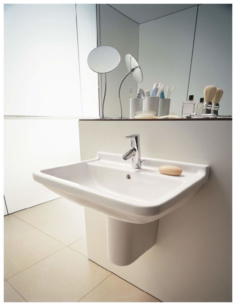 

Пьедестал для умывальника Duravit Полупьедестал Starck 3 0865170000, Полупьедестал Starck 3