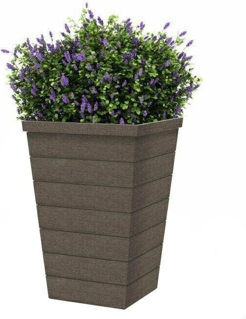 

Горшок Keter Taper Square 40cm M коричневый [242864], Горшок Keter Taper Square M (242864)