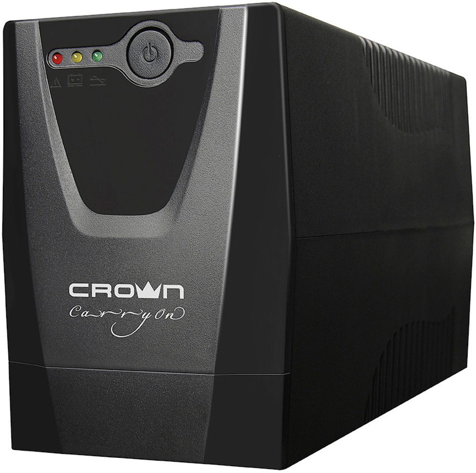 

Источник бесперебойного питания CROWN UPS 500VA CMU-650X, Источник бесперебойного питания Crown UPS 500VA CMU-650X