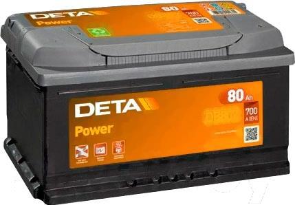 

Аккумулятор DETA Power DB802 80 А/ч, Power DB802 80 А/ч