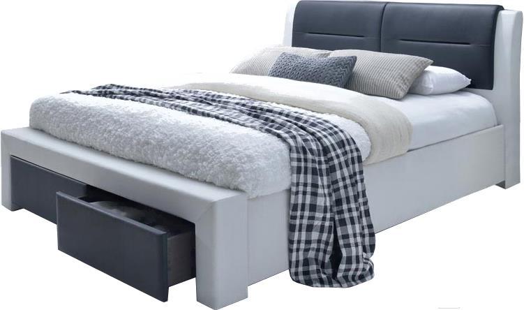 

Кровать Halmar CASSANDRA-S 140/200 NEW белый/черный [V-CH-CASSANDRA_S_140-LOZ], Кровать Halmar Cassandra S 200x140 (белый/черный)