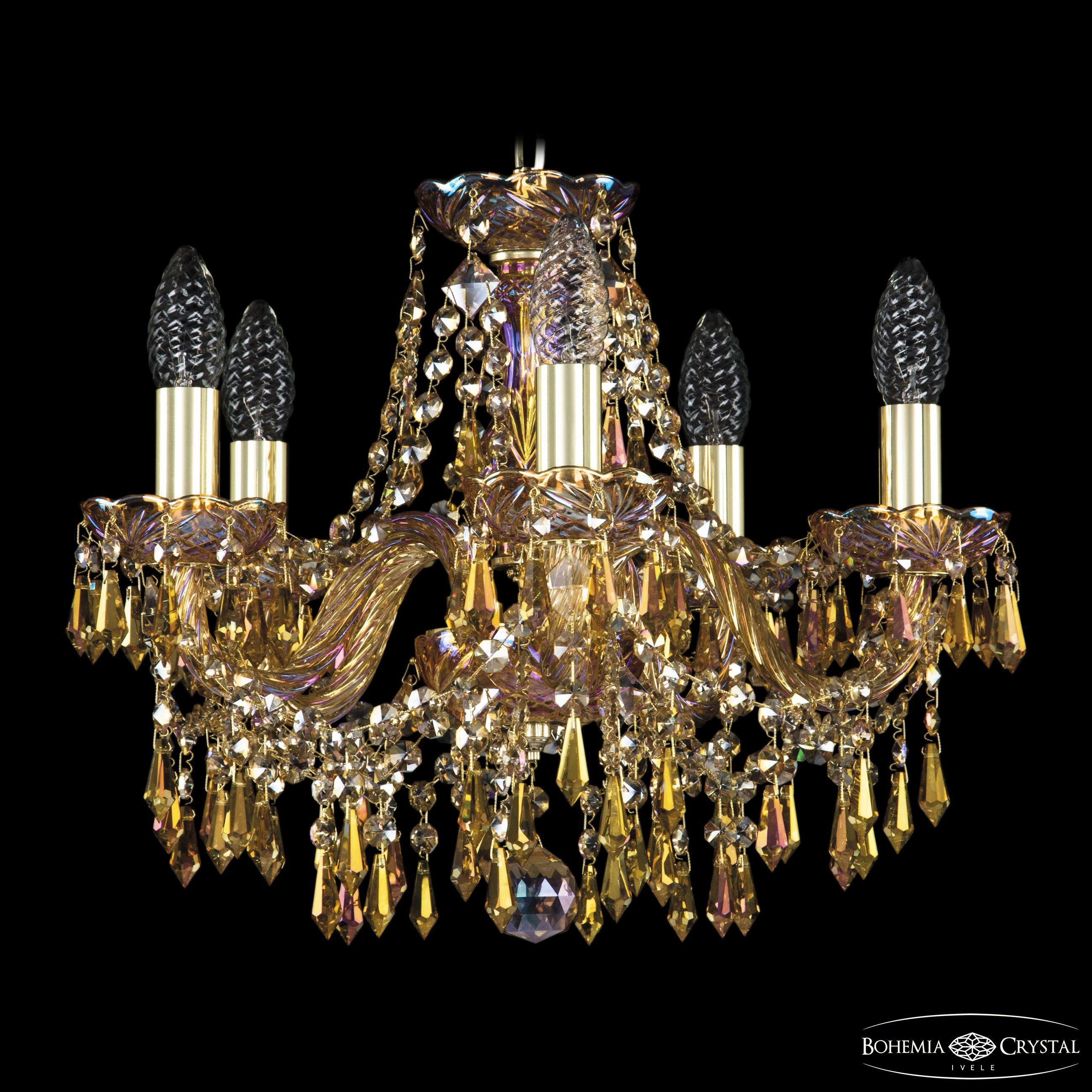 

Подвесная люстра Bohemia Ivele Crystal 1403/5/141 G M777