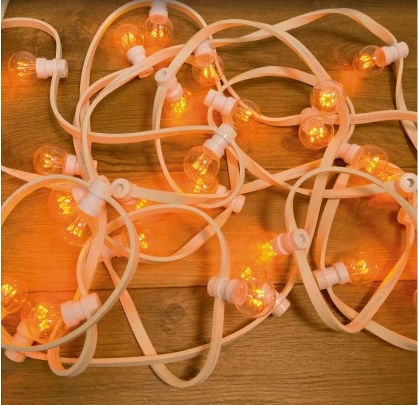 

Новогодняя гирлянда Neon-night LED Galaxy Bulb String 10 м желтый провод белый [331-301], LED Galaxy Bulb String 10 м белый провод