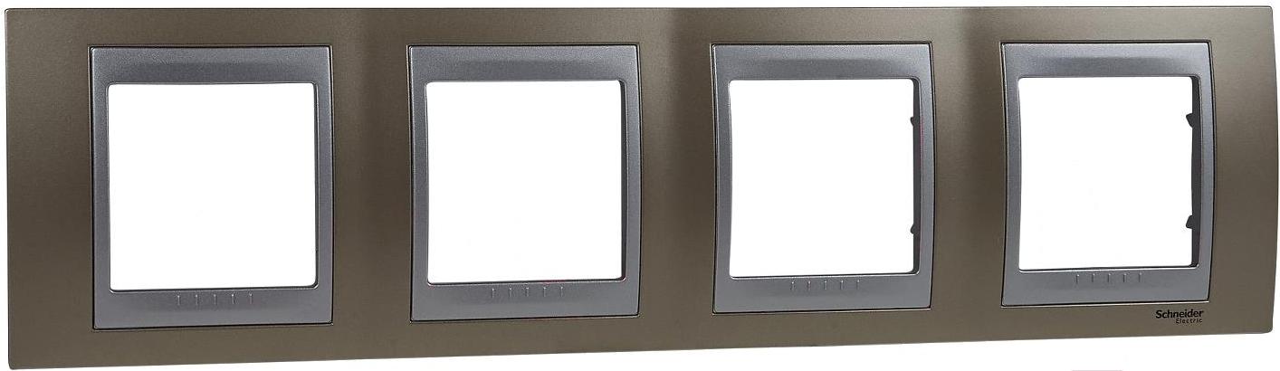 

Рамка для выключателя и розетки Schneider Electric Unica MGU66.008.096, Unica MGU66.008.096