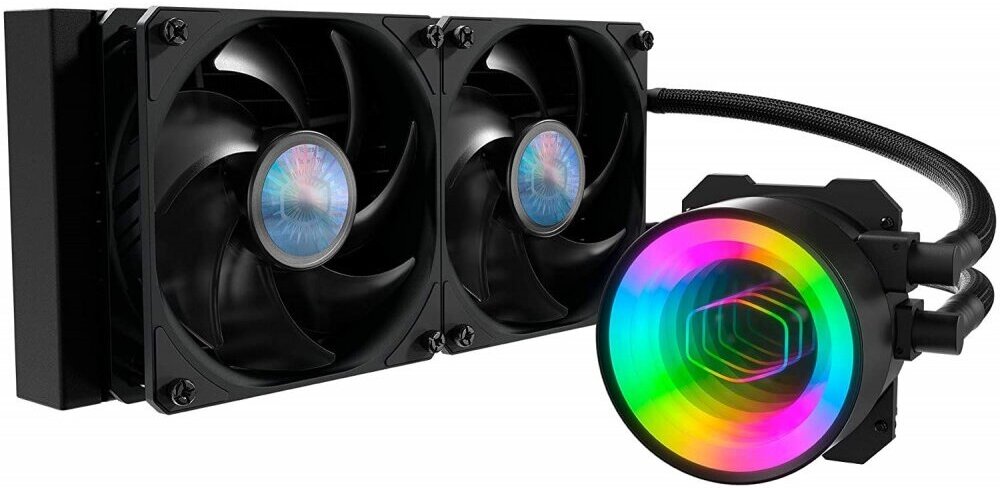 

Система охлаждения Cooler Master MasterLiquid ML240 Mirror [MLX-D24M-A18PK-R1], Система охлаждения Cooler Master MasterLiquid ML240 Mirror MLX-D24M-A18PK-R1