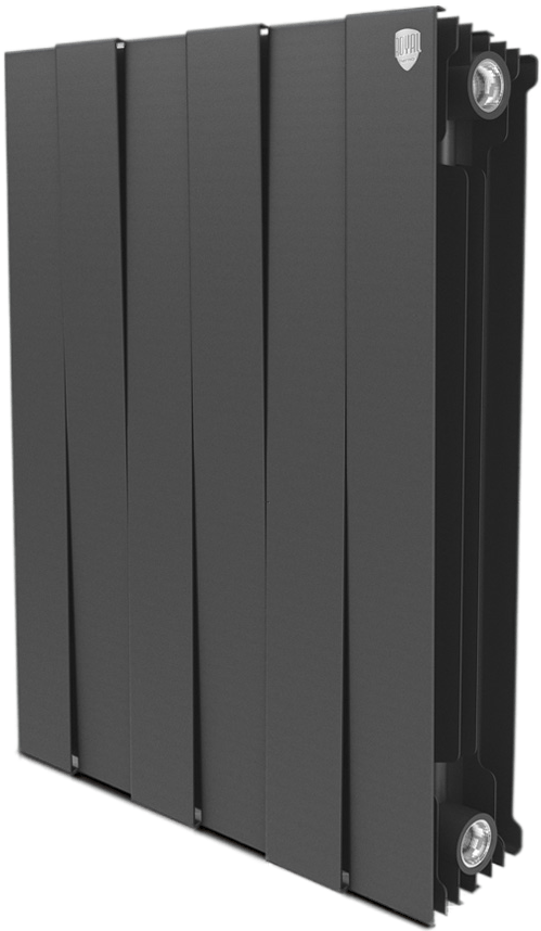 

Радиатор отопления Royal Thermo Piano Forte 500 new Noir Sable 4 секции, Биметаллический радиатор Royal Thermo PianoForte 500 Noir Sable (4 секции)