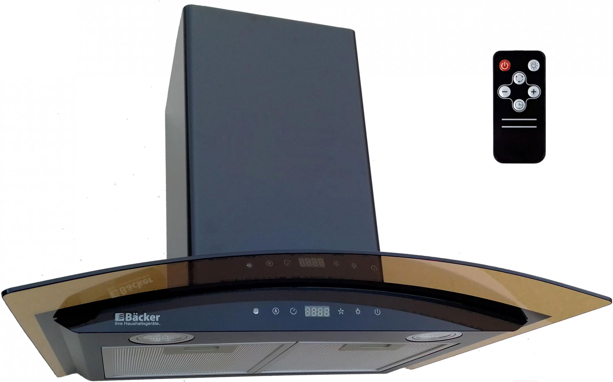 

Вытяжка Backer QD60E-TGL200RC DG Black, QD60E-TGL200RC DG