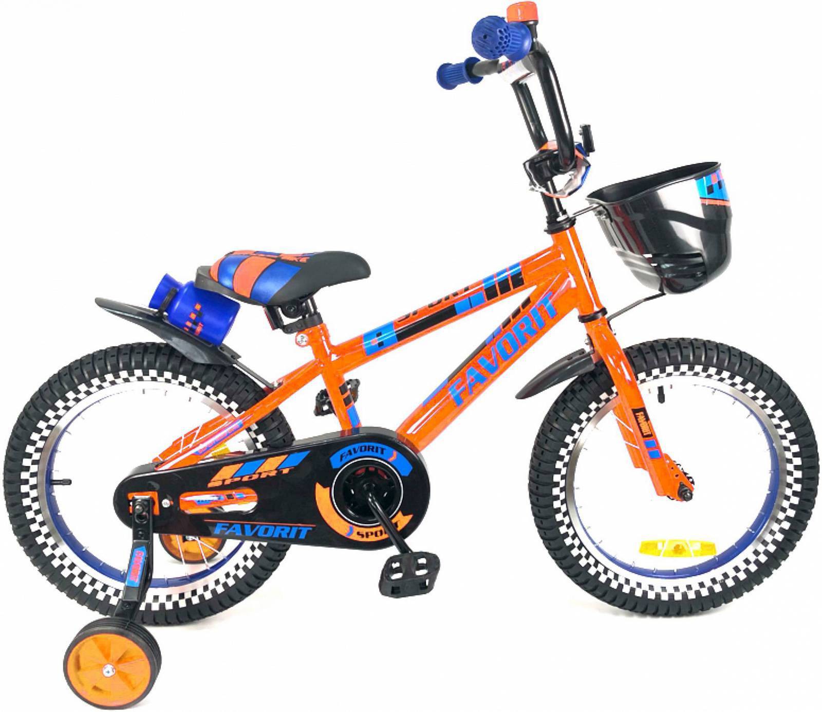 

Велосипед детский Favorit Sport 16'' 2019 оранжевый [SPT-16OR], Детский велосипед Favorit Sport 16 (оранжевый, 2019) (SPT-16OR)