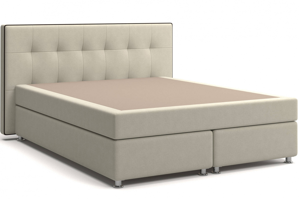 

Кровать Stolline Николетт Box Spring с матрасом светло-бежевый [2018030270536], Николетт (27) - 3 - 1Б 1,6 Mika 2/Kolej 536 с матрасом