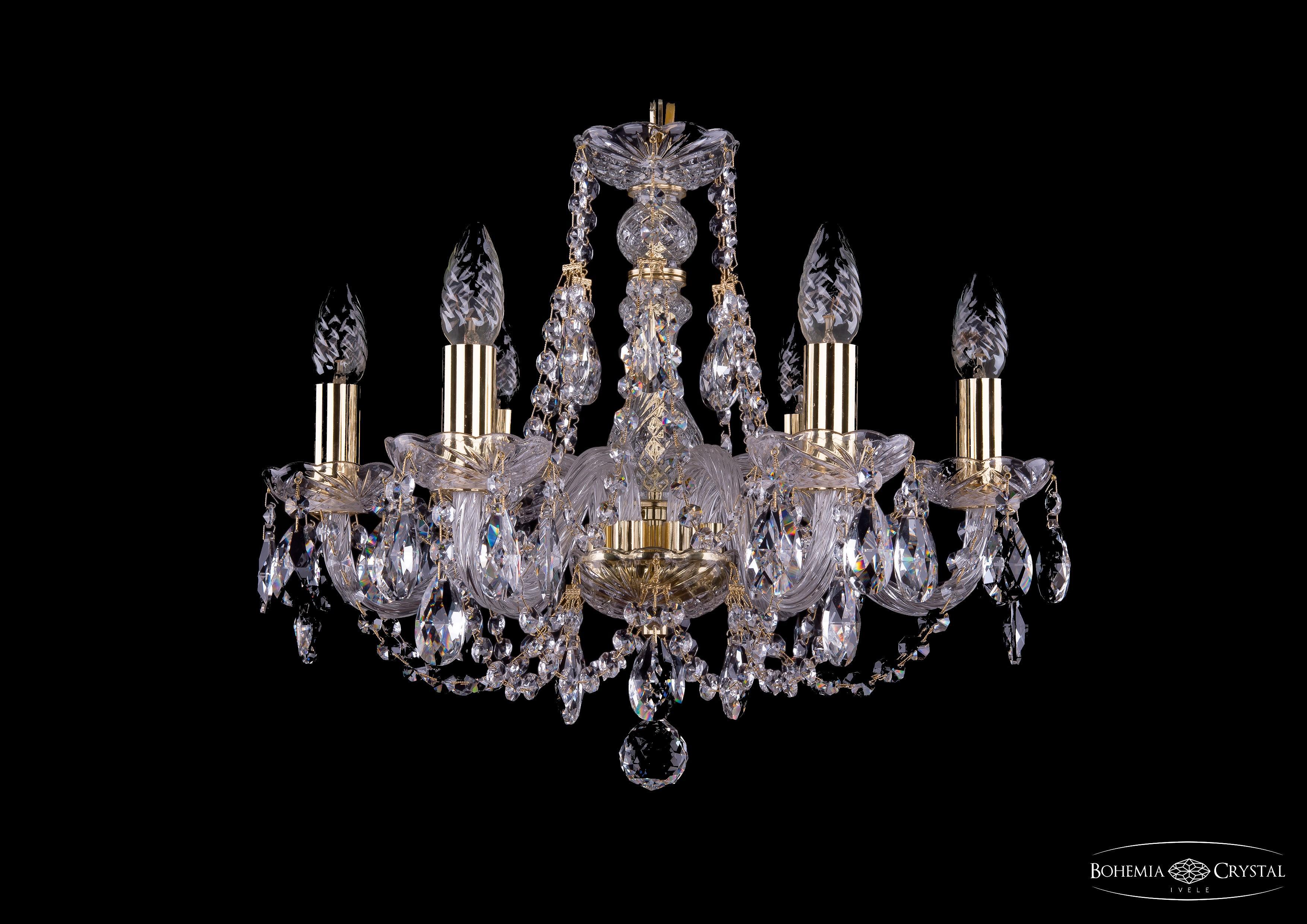 

Подвесная люстра Bohemia Ivele Crystal 1406/6/195/G