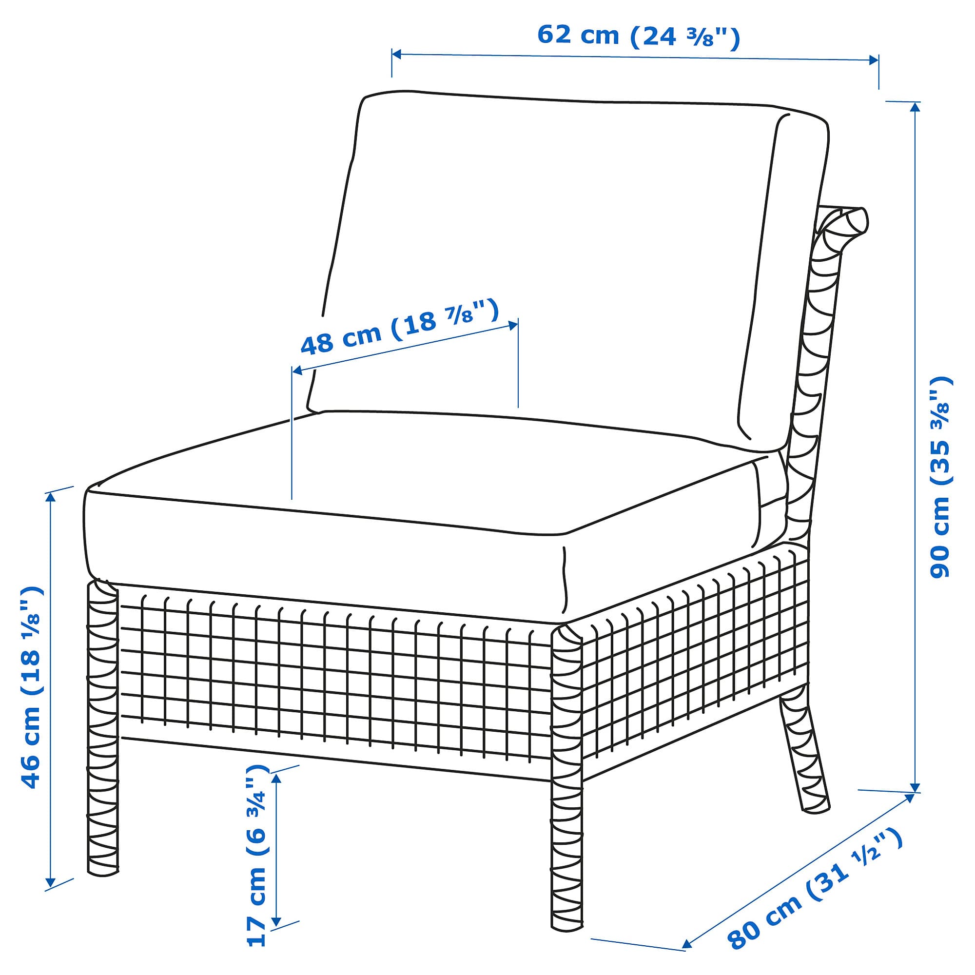 

Садовые кресла IKEA Кунгсхольмен [692.573.90], Кунгсхольмен