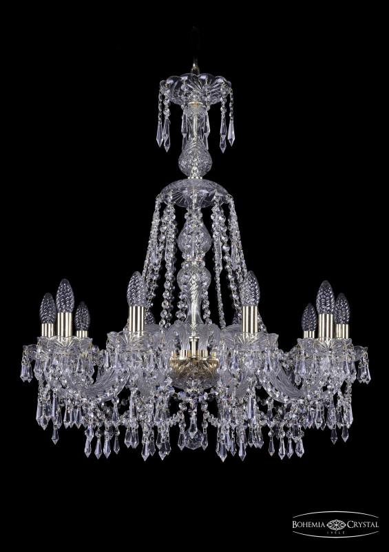 

Подвесная люстра Bohemia Ivele Crystal 1403/10/240/XL-75/G