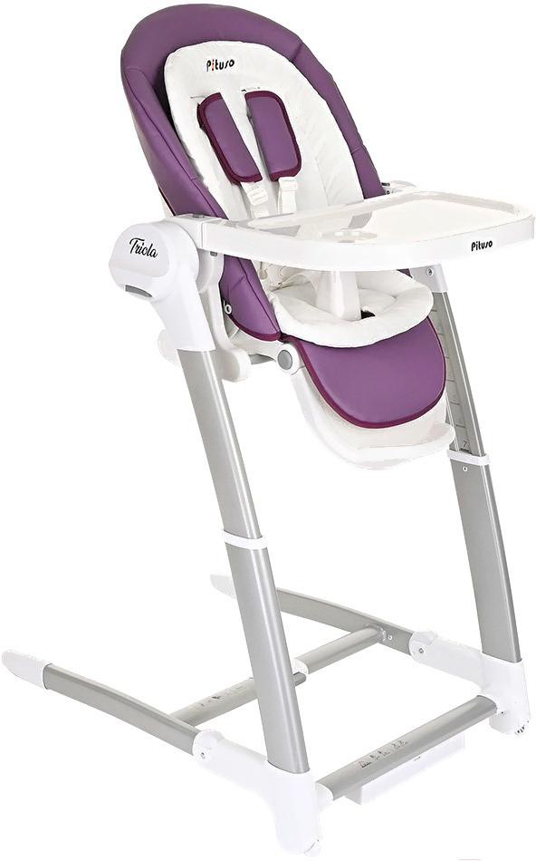 

Стул для кормления Pituso Triola 3 в 1 сливовый (SG116)