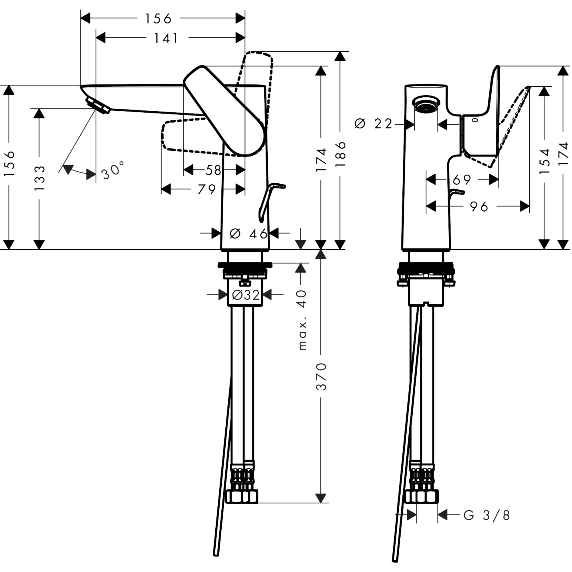 

Смеситель Hansgrohe Talis E [71754000], Talis E