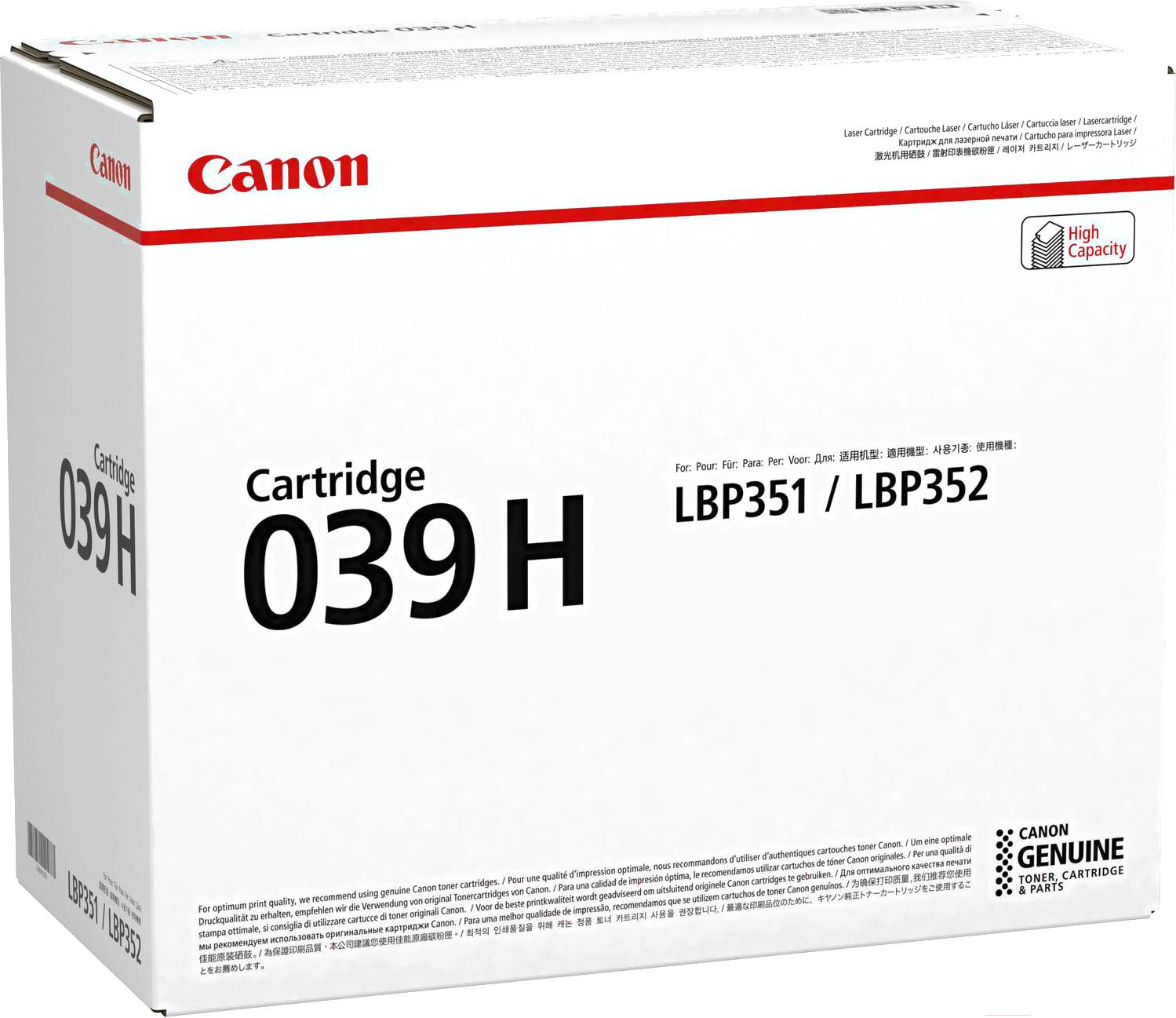 

Картридж Canon 039H 0288C001