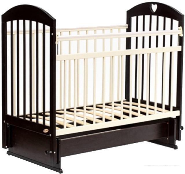 

Детская кроватка Bambini Comfort М 01.10.20 темный орех/слоновая кость, Comfort М 01.10.20