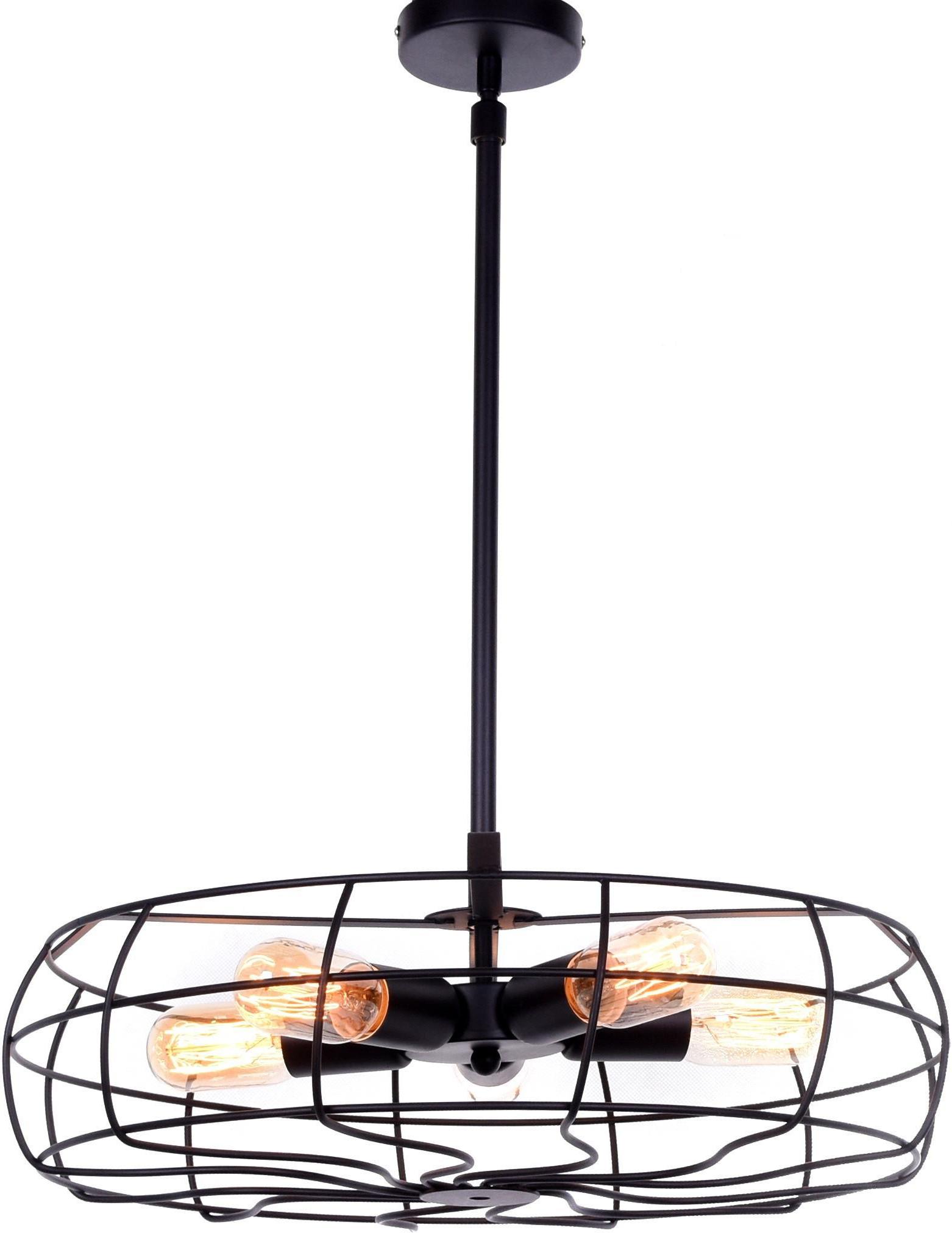 

Люстра на штанге Lumina Deco LDP 8008 BK, LDP 8008 BK