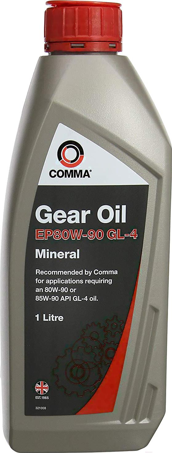

Трансмиссионное масло Comma GEAR OIL EP 80W90 1л (GO41L)