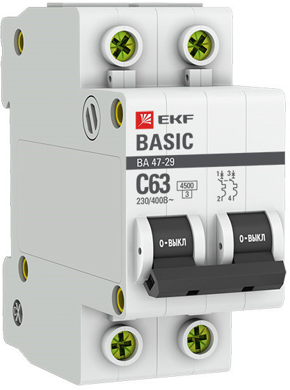 

Выключатель нагрузки EKF mcb4729-2-25C