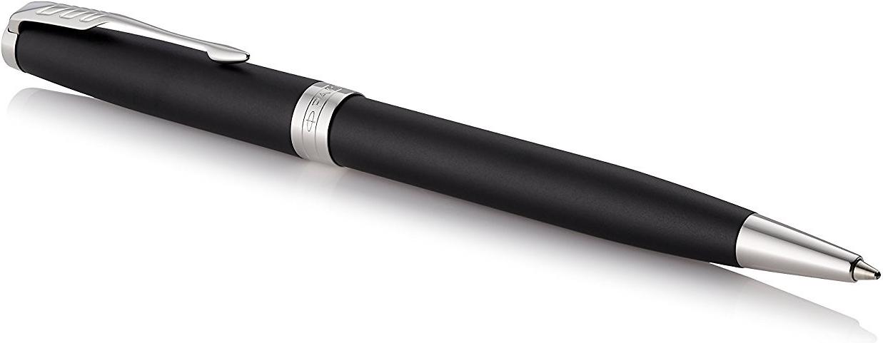 

Ручка шариковая Parker Sonnet Core K529 CT M черные чернила коробка Matte Black [1931524], Ручка шариковая Parker Sonnet Core K529 CT M черные чернила коробка 1931524 Matte Black