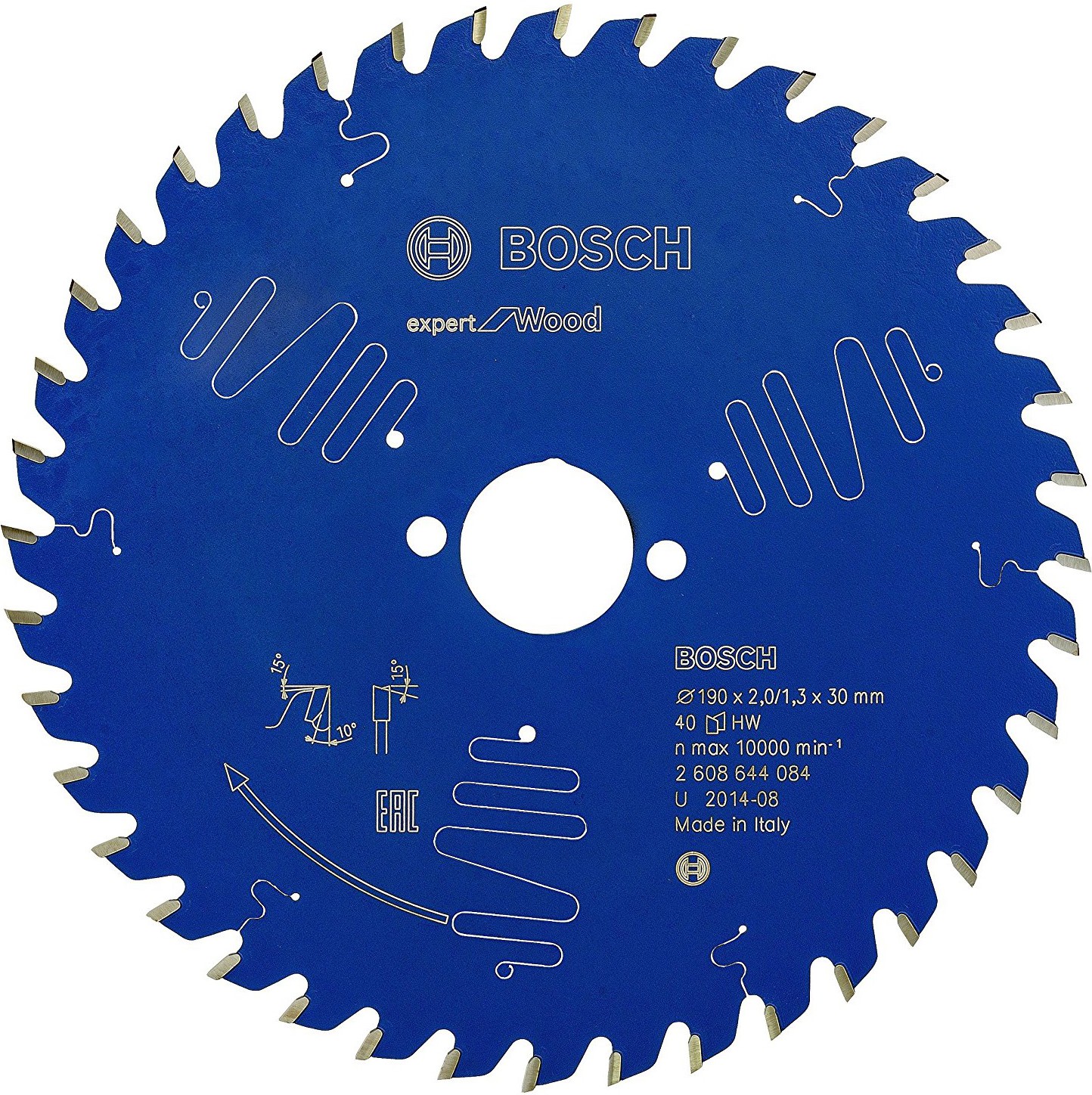 

Диск пильный Bosch Expert for Wood 190x30x2/1.3x40T [2.608.644.084], Диск пильный Bosch Expert for Wood 190x30x2/1.3x40T 2.608.644.084