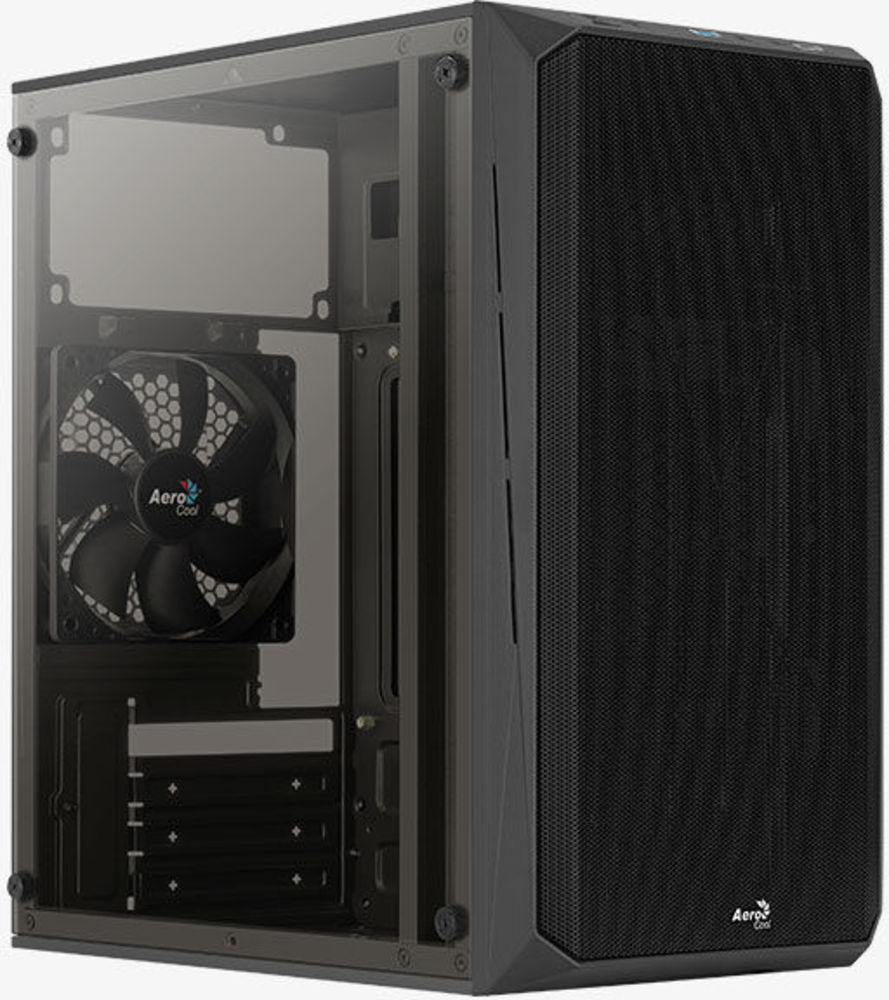 

Корпус для компьютера AeroCool MiniTower CS-107-A-BK-v1, Корпус AeroCool CS-107 (CS-107-A-BK-V1)