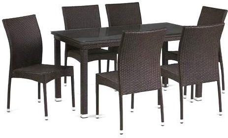 

Комплект садовой мебели Afina garden T256A/YC380A-W53 Brown [T256A/YC380A-W53 Brown 6Pcs], Комплект садовой мебели Afina garden T256A/YC380A-W53 T256A/YC380A-W53 6Pcs Brown