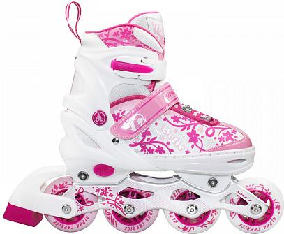 

Роликовые коньки Alpha Caprice Bell р-р S 31-34 Pink, Bell р-р S 31-34