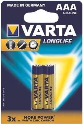 

Батарейка, аккумулятор, зарядное Varta LONGLIFE AAA Bli 2 CIS, Батарейка Varta LONGLIFE AAA Bli 2 CIS