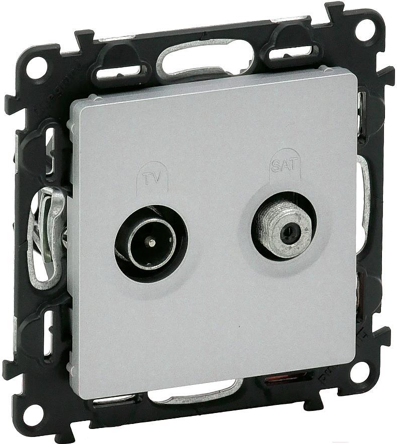 

Розетка Legrand Valena Life 753662 алюминий, Valena Life 753662