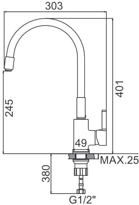 

Смеситель Ledeme L4898-10, Смеситель Ledeme H98 L4898-10 хром/черный/золотой