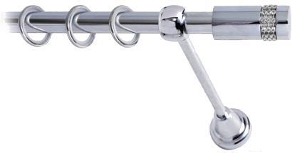 

Карниз Lm Decor Имидж 116 1р гладкий 25мм 2.4м хром