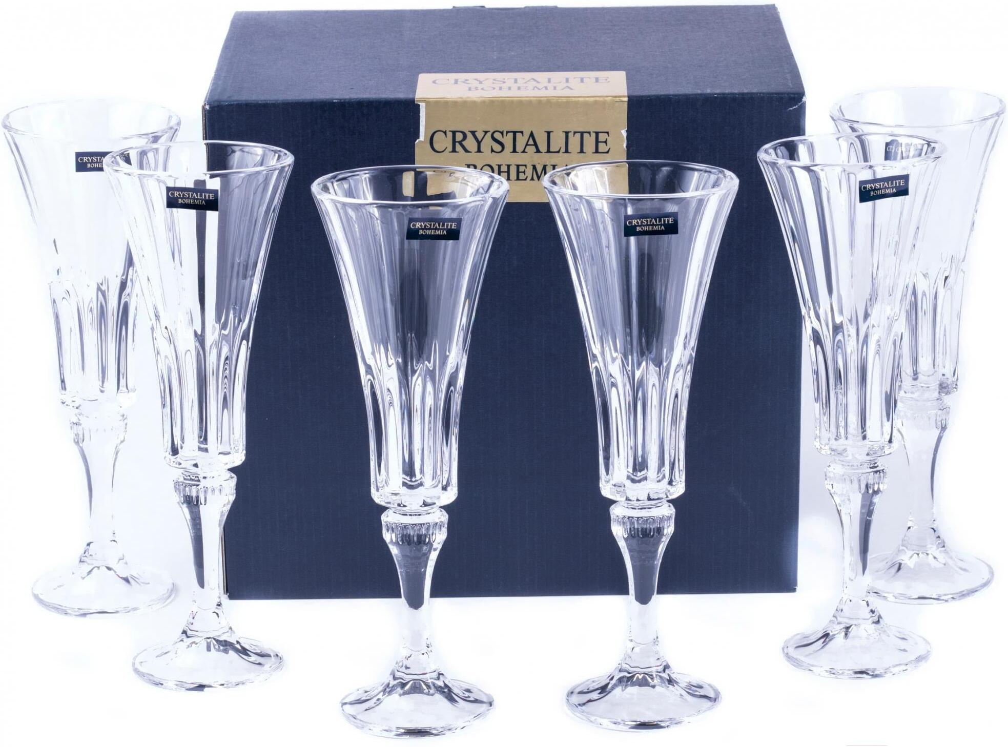 

Набор бокалов для шампанского Crystalite Bohemia WELLINGTON [9K7/1KC88/0/99S37/180-669], Набор бокалов для шампанского Crystalite Bohemia WELLINGTON 9K7/1KC88/0/99S37/180-669